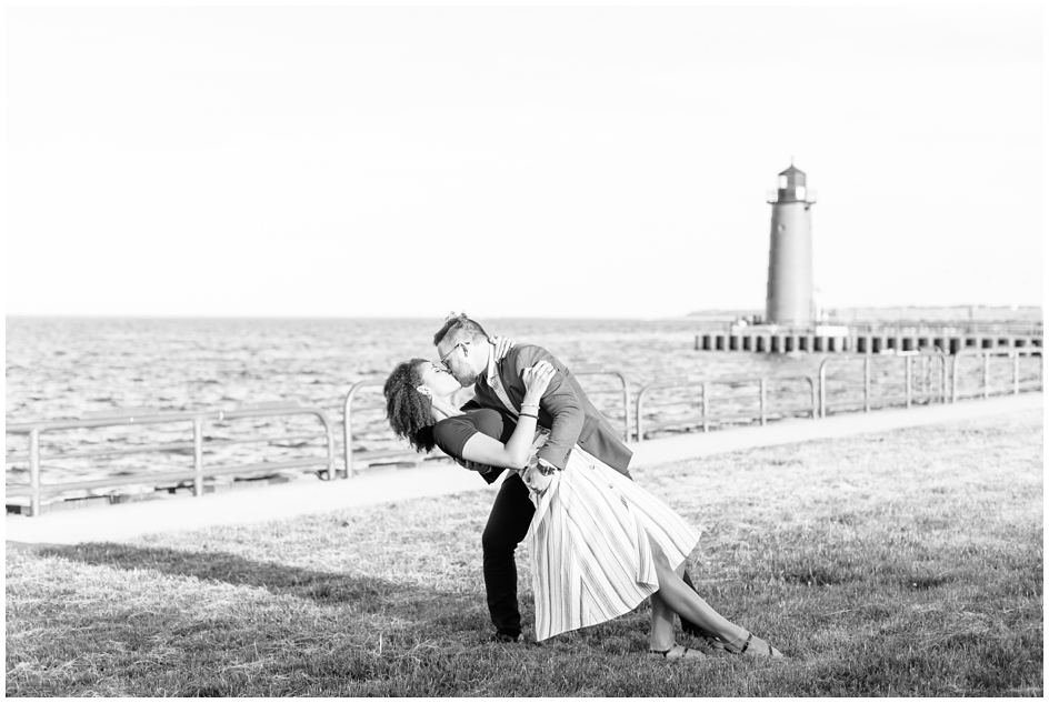 Lakeshore State Park Engagement - Milwaukee Wedding Photographer