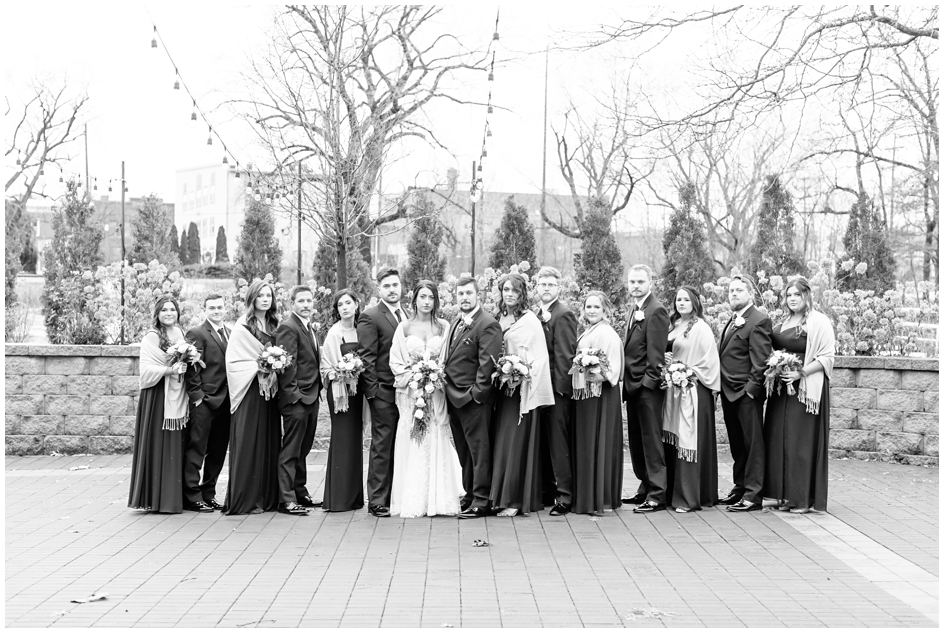Veterans Terrace Winter Wedding Photos