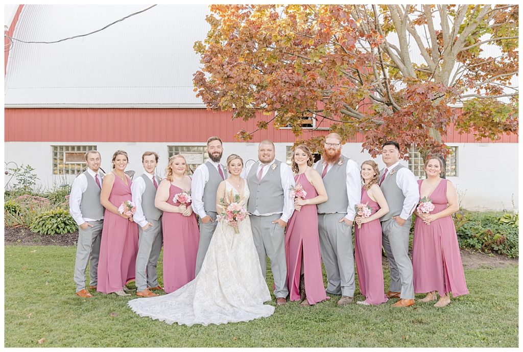 Rustic Fall Wedding in Wisconsin Barn | The Barn at Buechler Farms