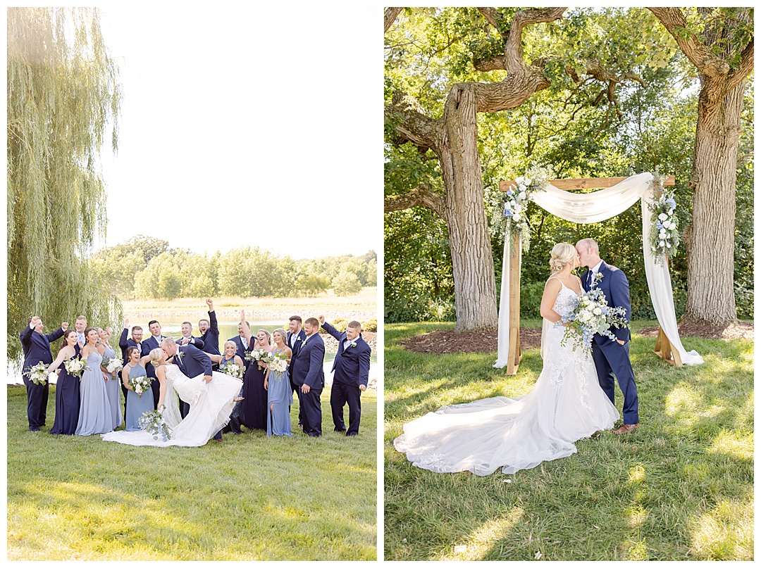Rustic Elegant Wedding Photos at The Pavilion at Orchard Ridge Farms